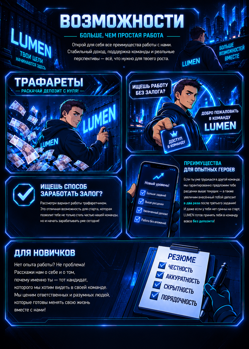 Возможности LUMEN